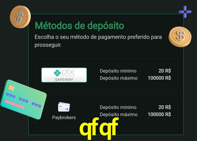 O cassino qfqf oferece uma grande variedade de métodos de pagamento